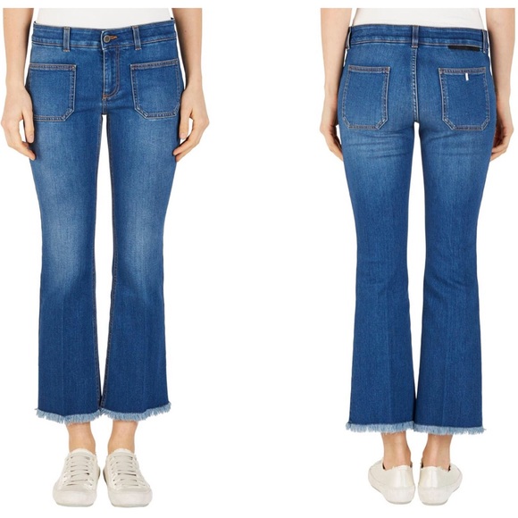 skinny kick flare jeans